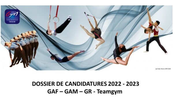 Dossier de Candidatures Compétitions départementales 2022 – 2023