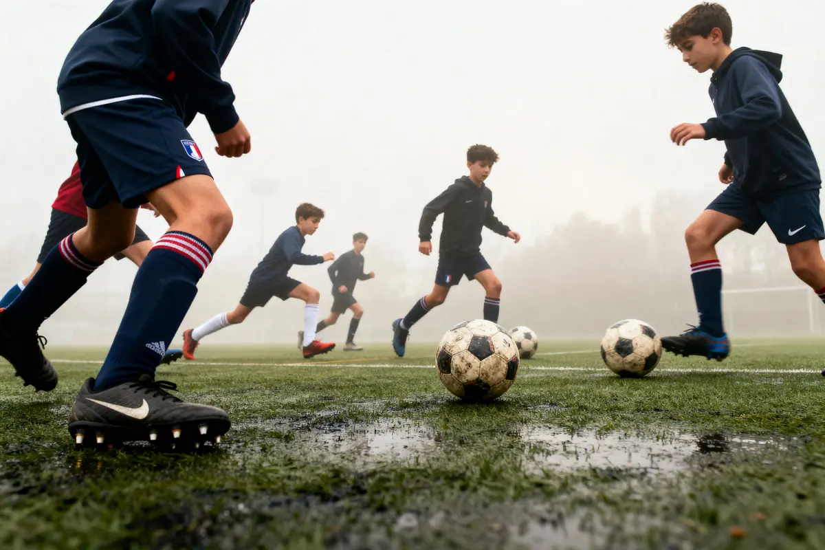 Échauffement foot : 10 exercices fun avec ballon pour jouer !