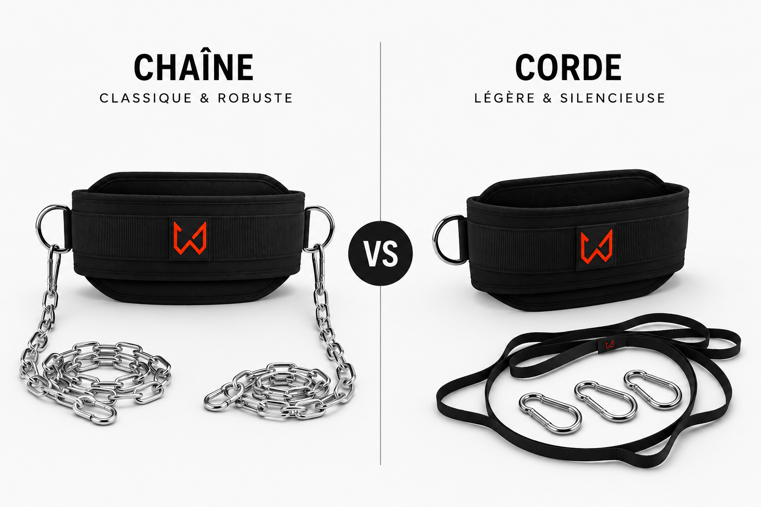 Ceinture de lest avec chaîne ou avec corde : laquelle choisir ?
